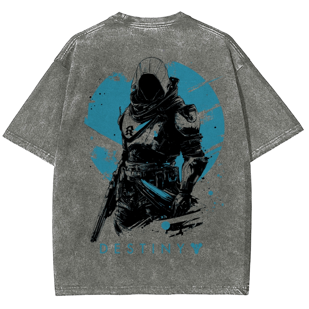 Destiny Unisex Fit Washed T-Shirt 2606007749