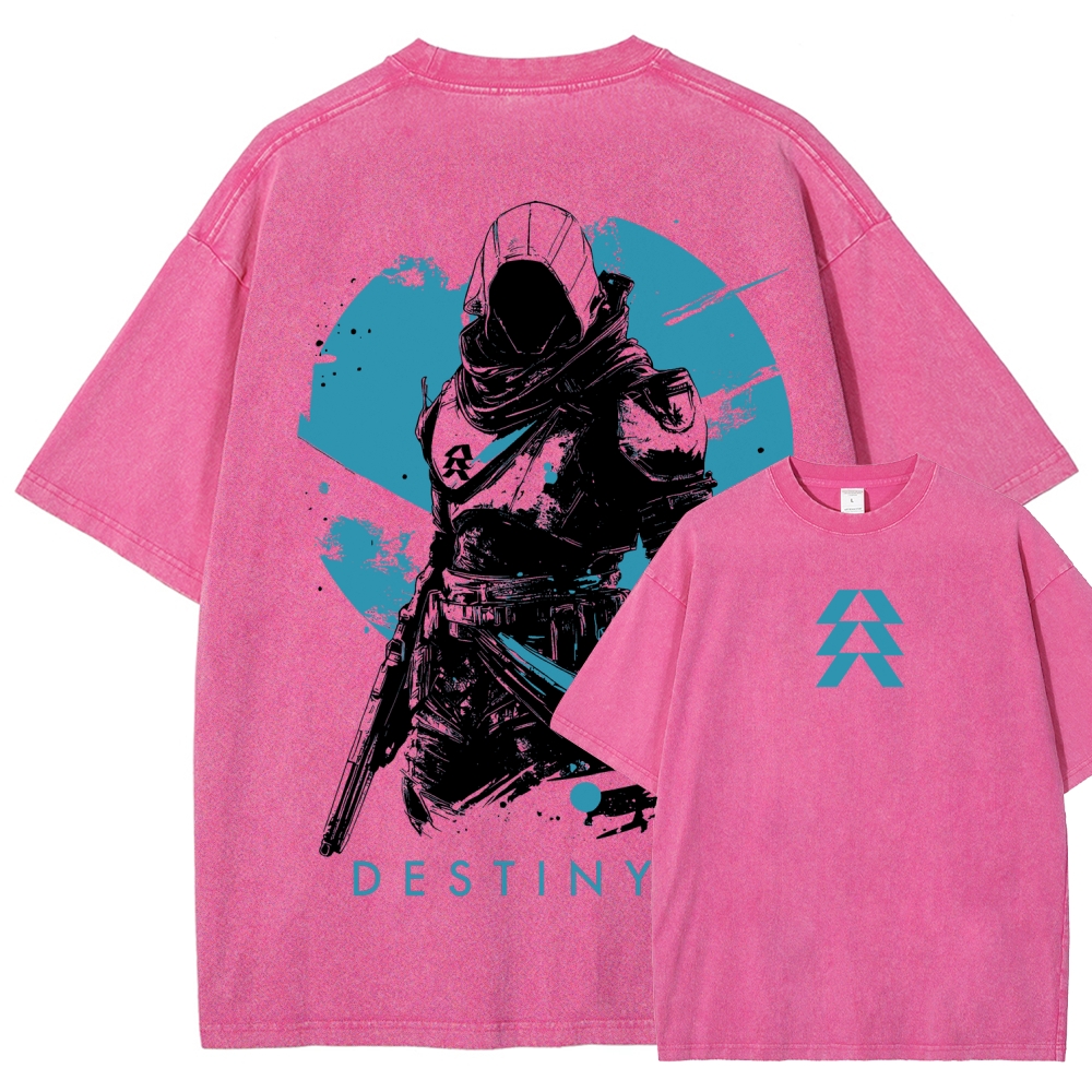Destiny Unisex Fit Washed T-Shirt 2606007749
