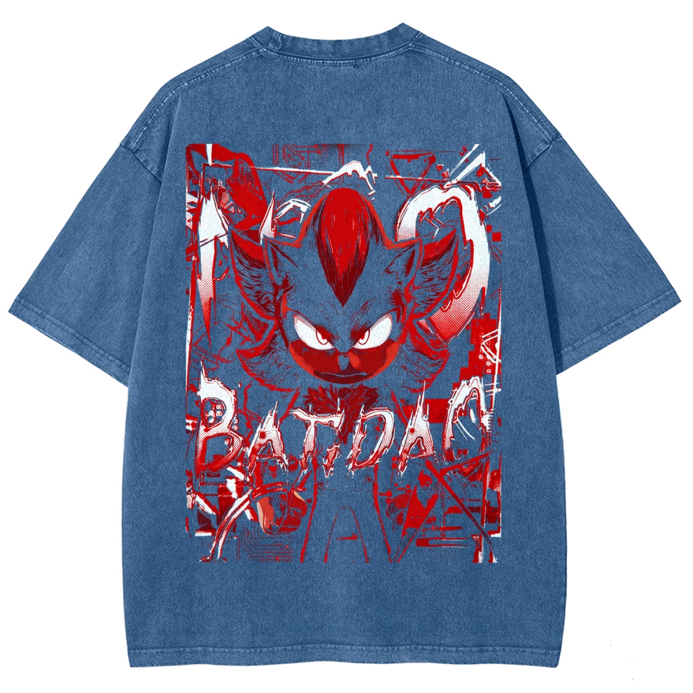 NO BATIDAO Unisex Fit Washed T-Shirt 2606007991