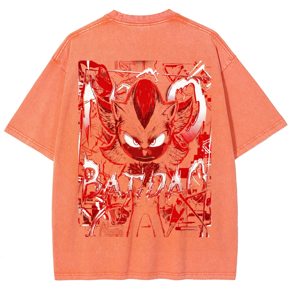 NO BATIDAO Unisex Fit Washed T-Shirt 2606007991