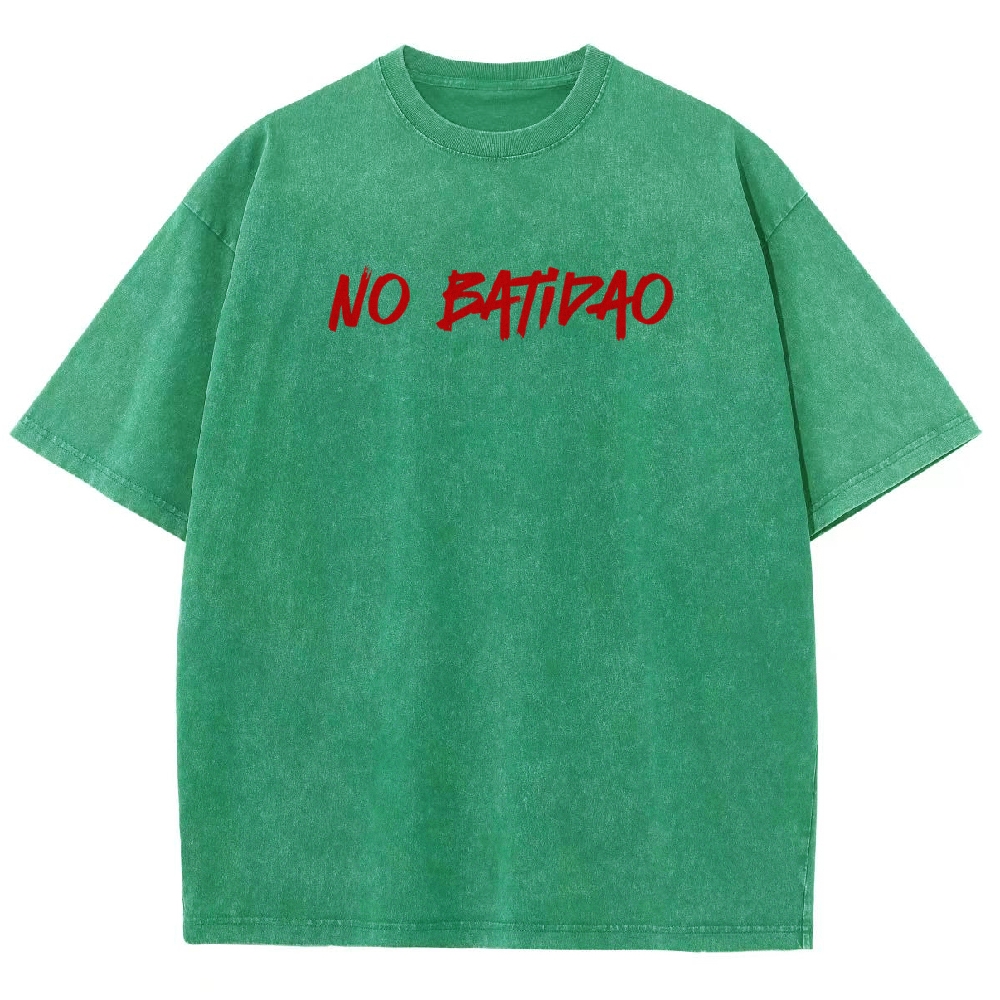 NO BATIDAO Unisex Fit Washed T-Shirt 2606007991