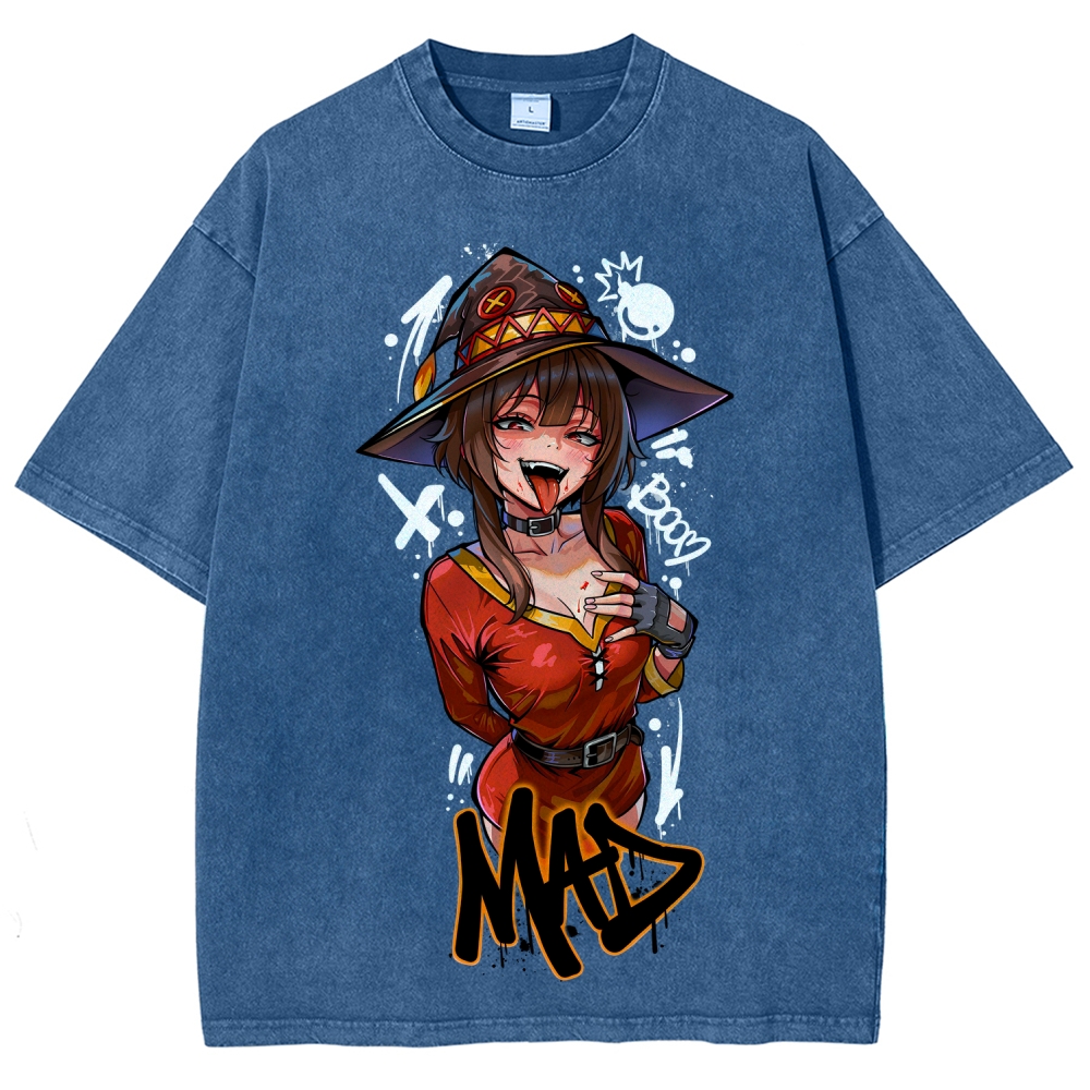 KonoSuba Unisex Fit Washed T-Shirt 2606010185