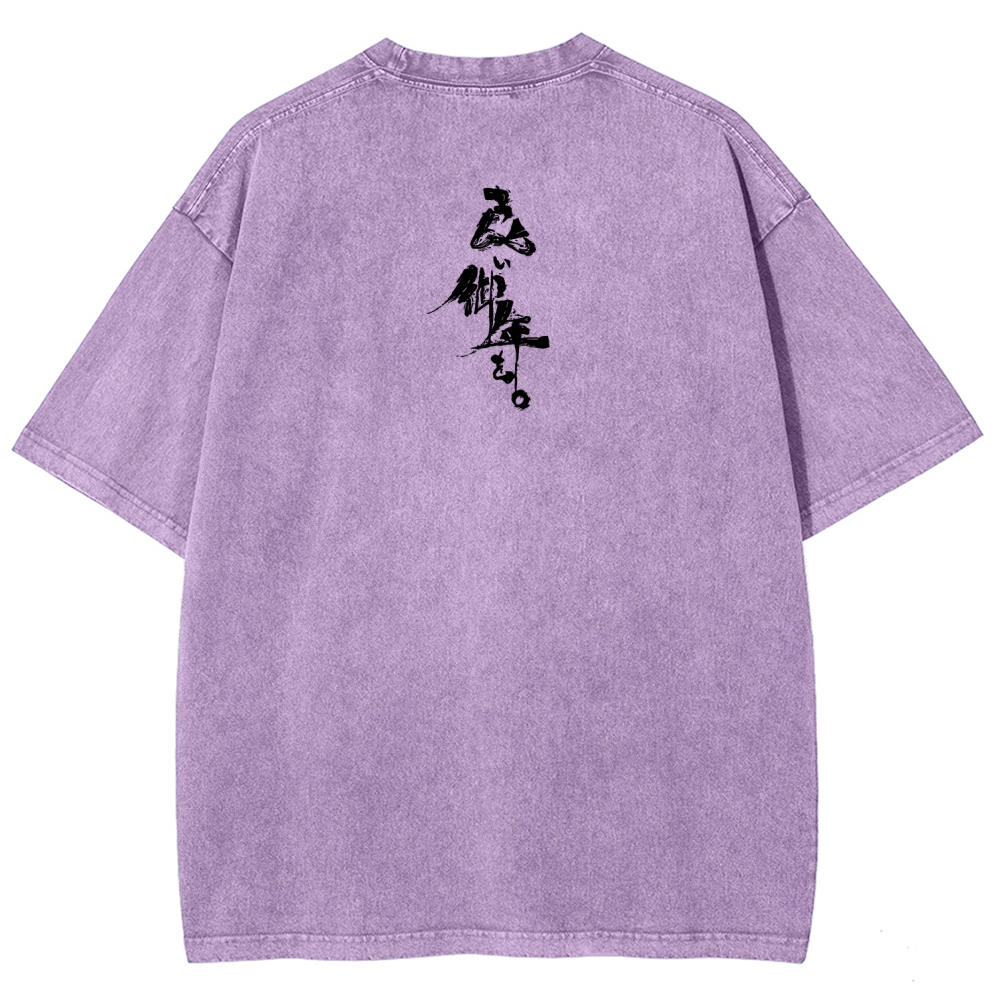 KonoSuba Unisex Fit Washed T-Shirt 2606010185