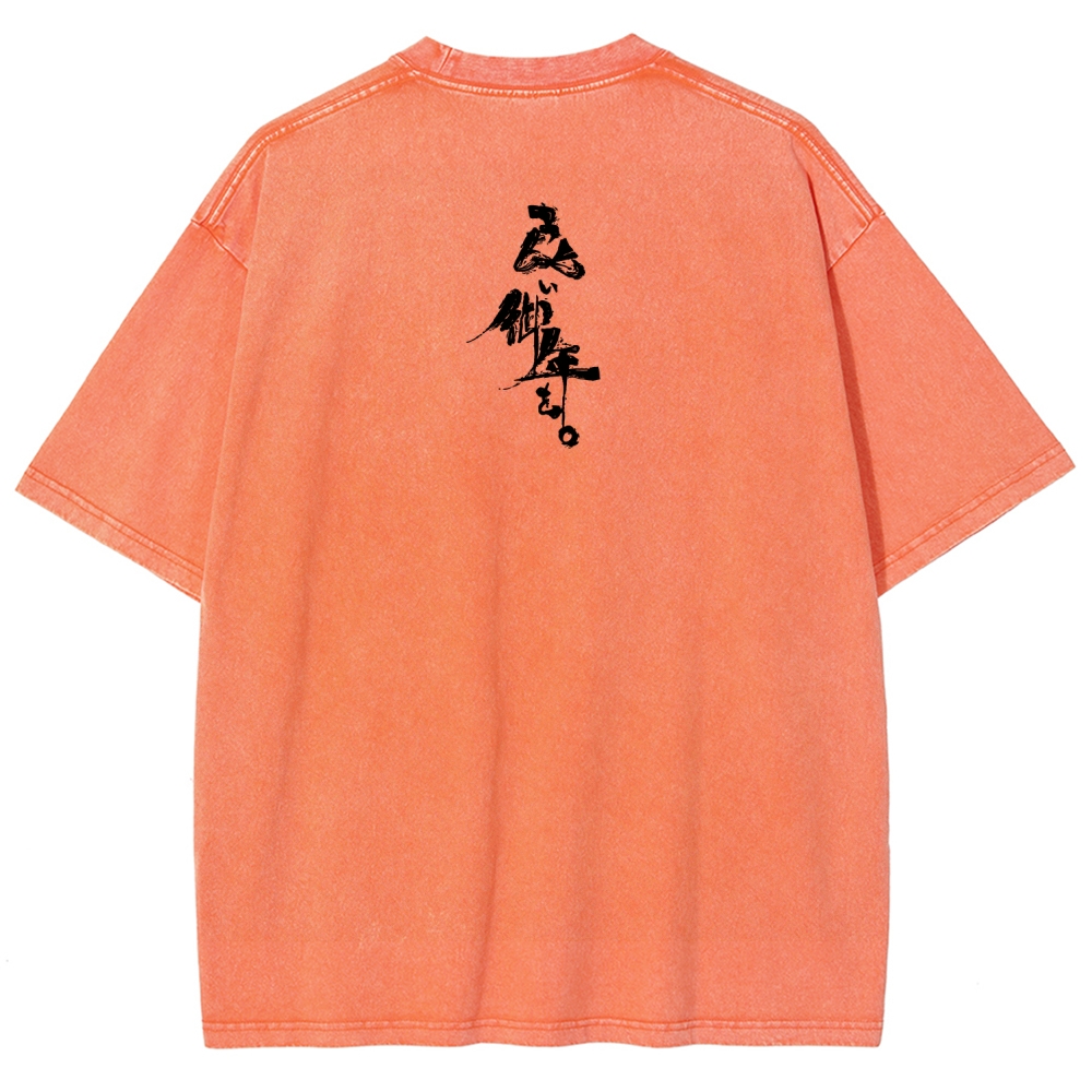 KonoSuba Unisex Fit Washed T-Shirt 2606010185