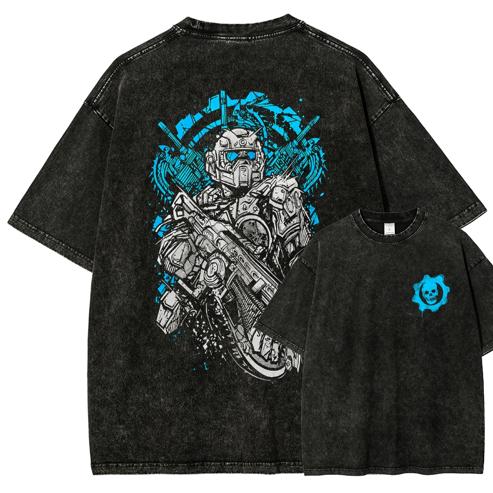 Gears of War Washed T-shirt 2607003133