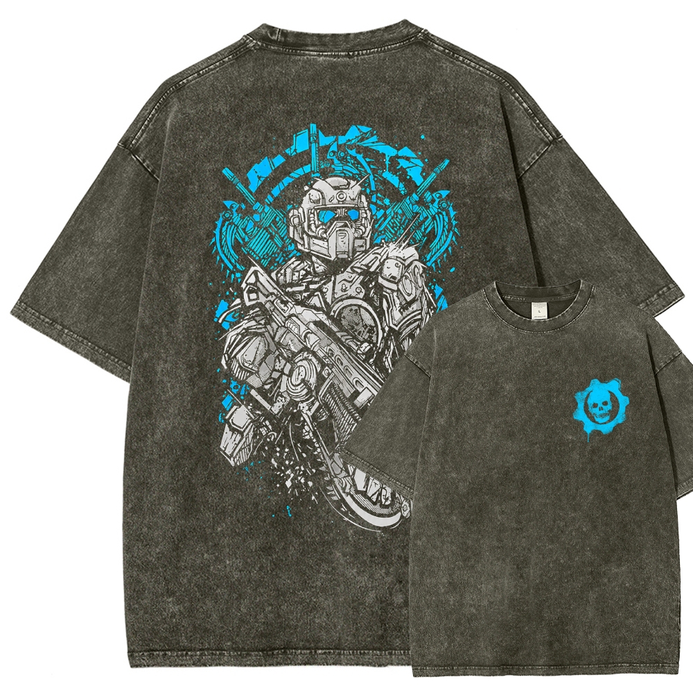 Gears of War Washed T-shirt 2607003133