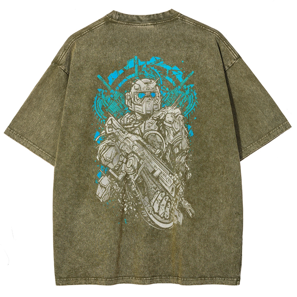 Gears of War Washed T-shirt 2607003133