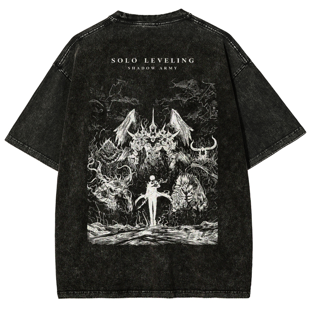 solo leveling Washed T-shirt 2607006344