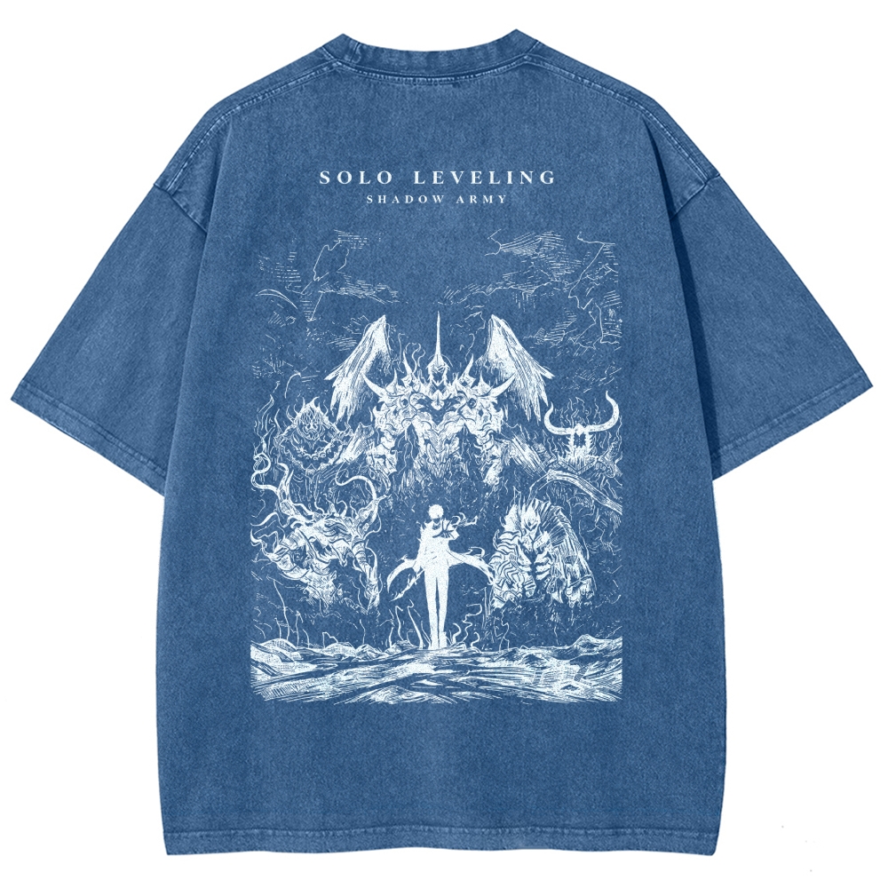 solo leveling Washed T-shirt 2607006344