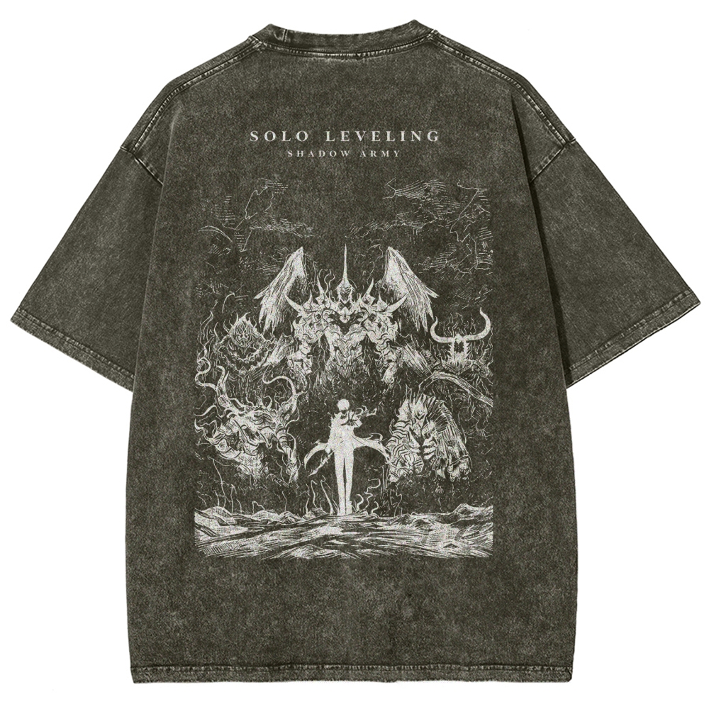 solo leveling Washed T-shirt 2607006344