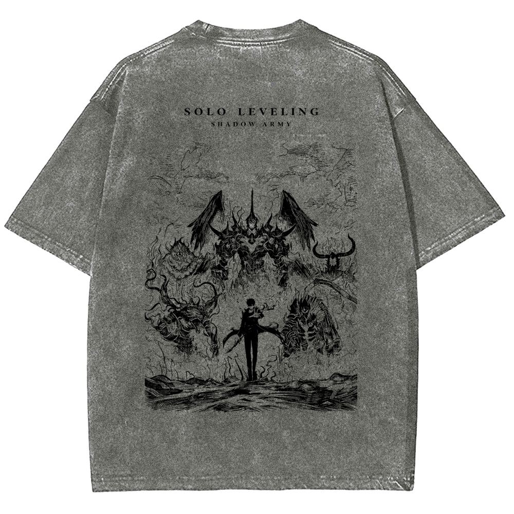 solo leveling Washed T-shirt 2607006344