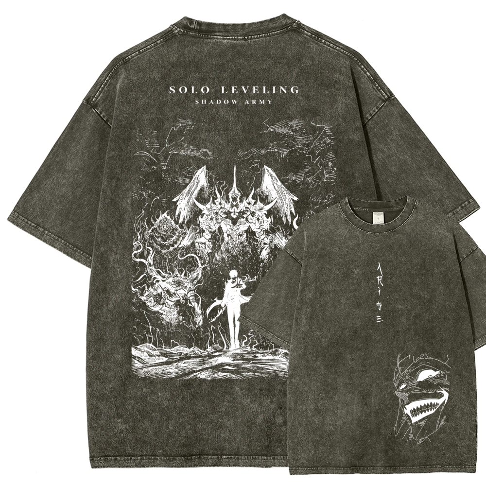 solo leveling Washed T-shirt 2607006344