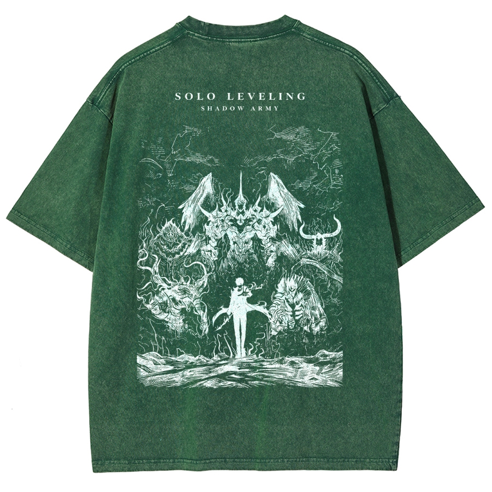 solo leveling Washed T-shirt 2607006344