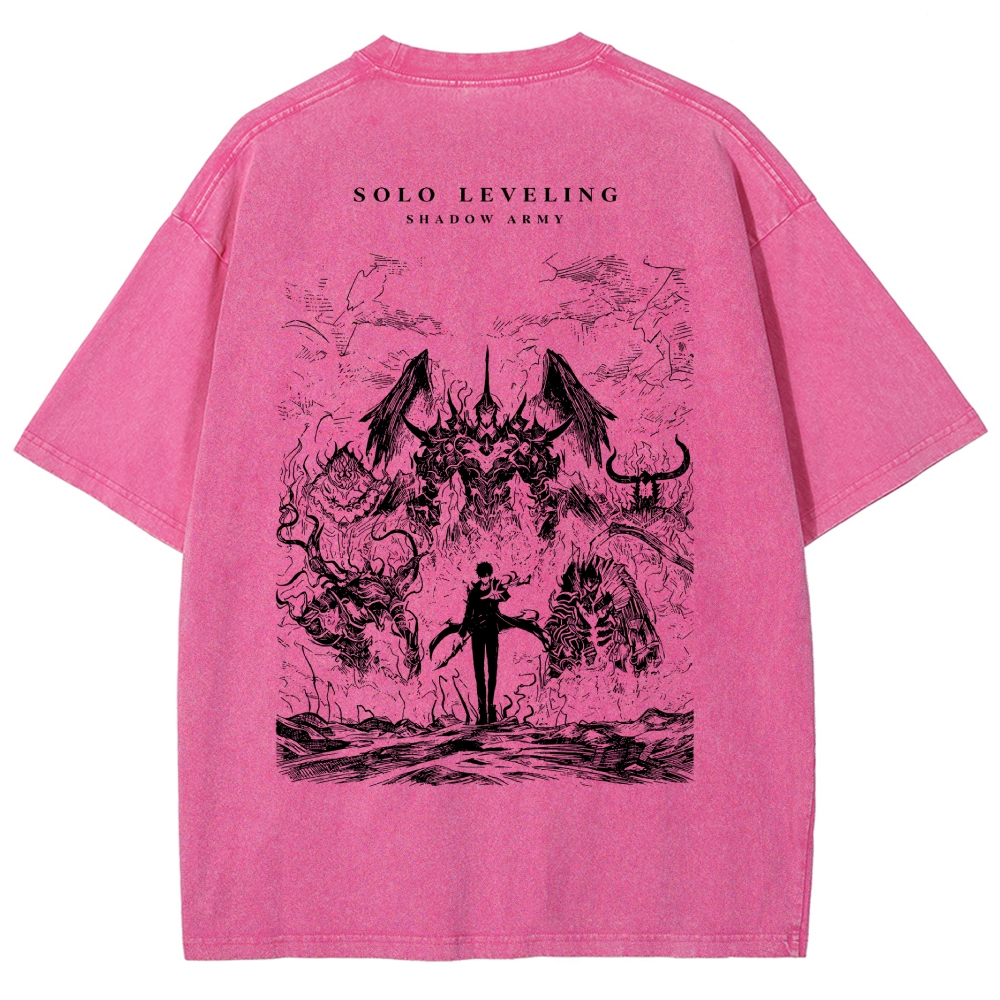 solo leveling Washed T-shirt 2607006344