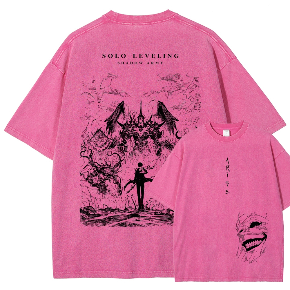 solo leveling Washed T-shirt 2607006344