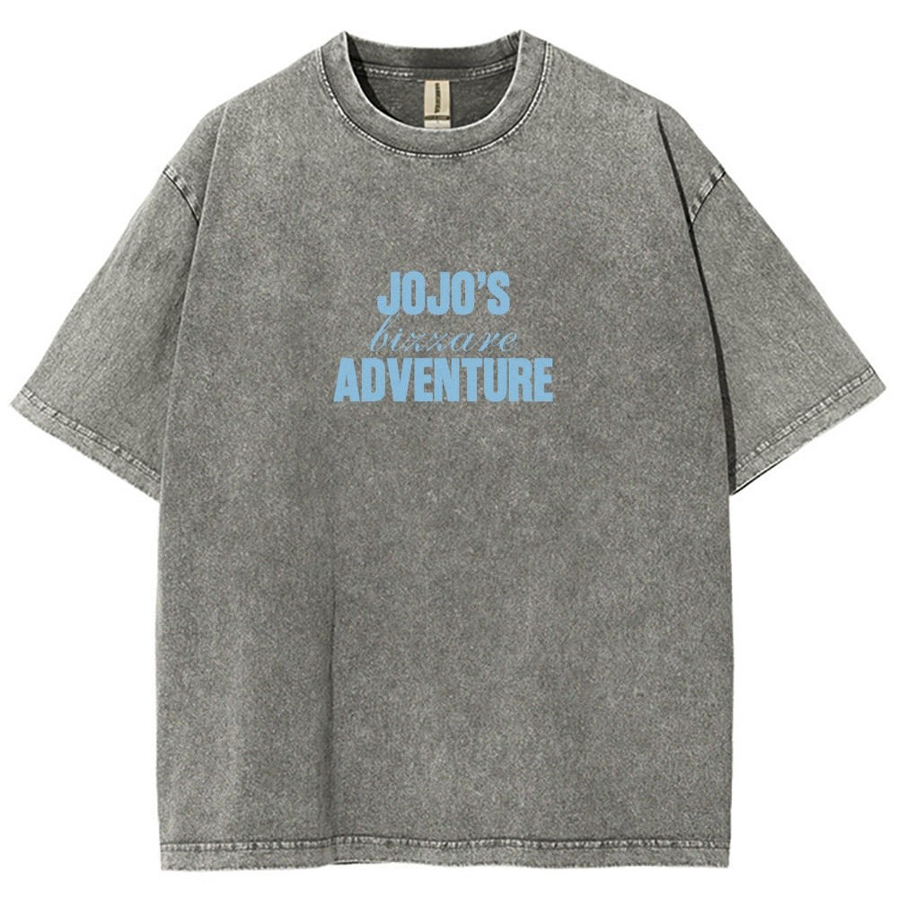 Jojo's Bizarre Adventure Washed T-shirt 2607006948