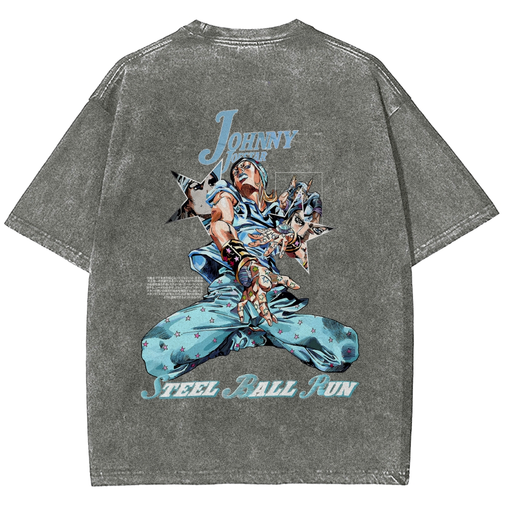 Jojo's Bizarre Adventure Washed T-shirt 2607006948