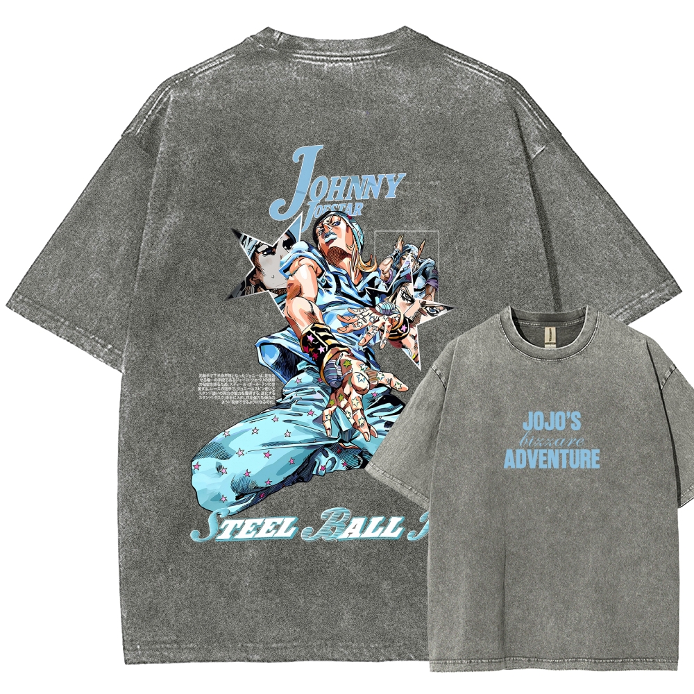 Jojo's Bizarre Adventure Washed T-shirt 2607006948