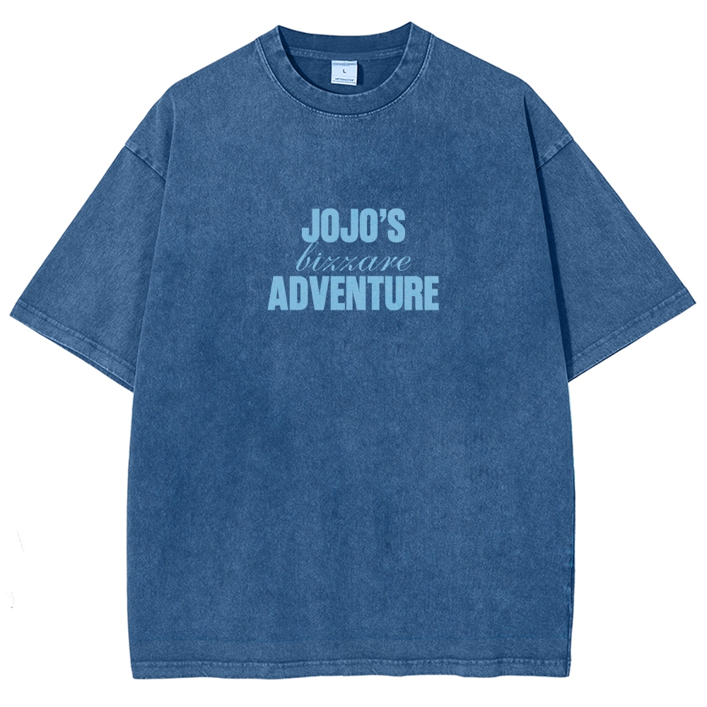 Jojo's Bizarre Adventure Washed T-shirt 2607006948