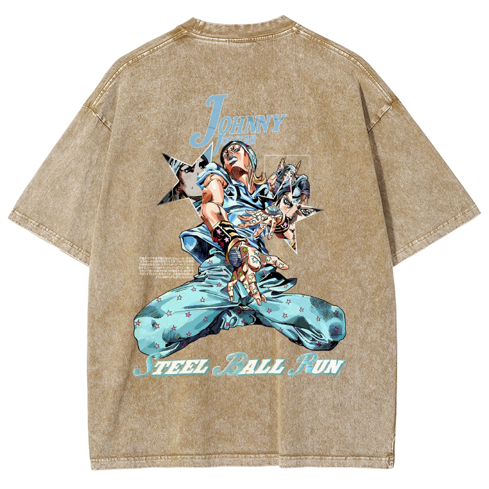 Jojo's Bizarre Adventure Washed T-shirt 2607006948