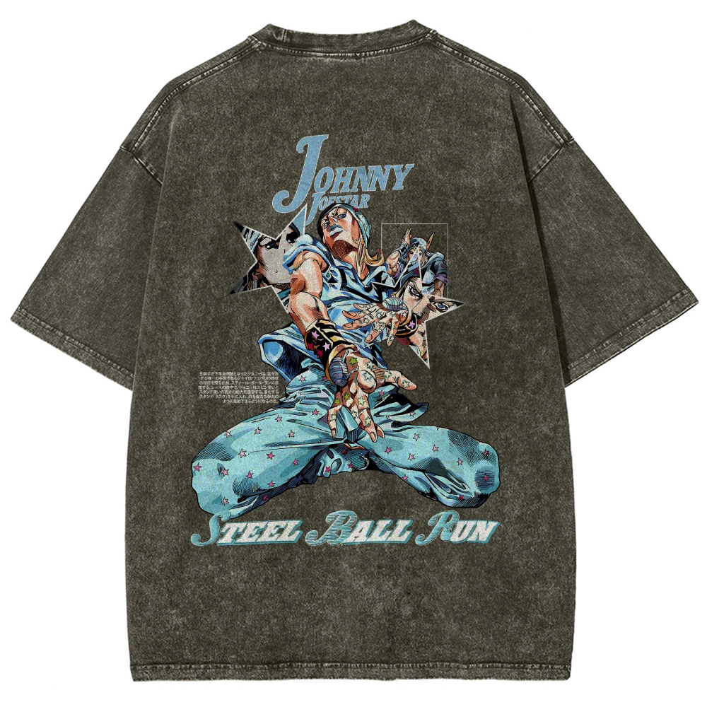 Jojo's Bizarre Adventure Washed T-shirt 2607006948