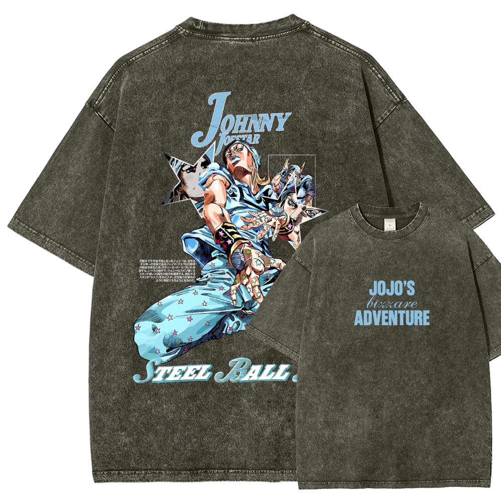 Jojo's Bizarre Adventure Washed T-shirt 2607006948