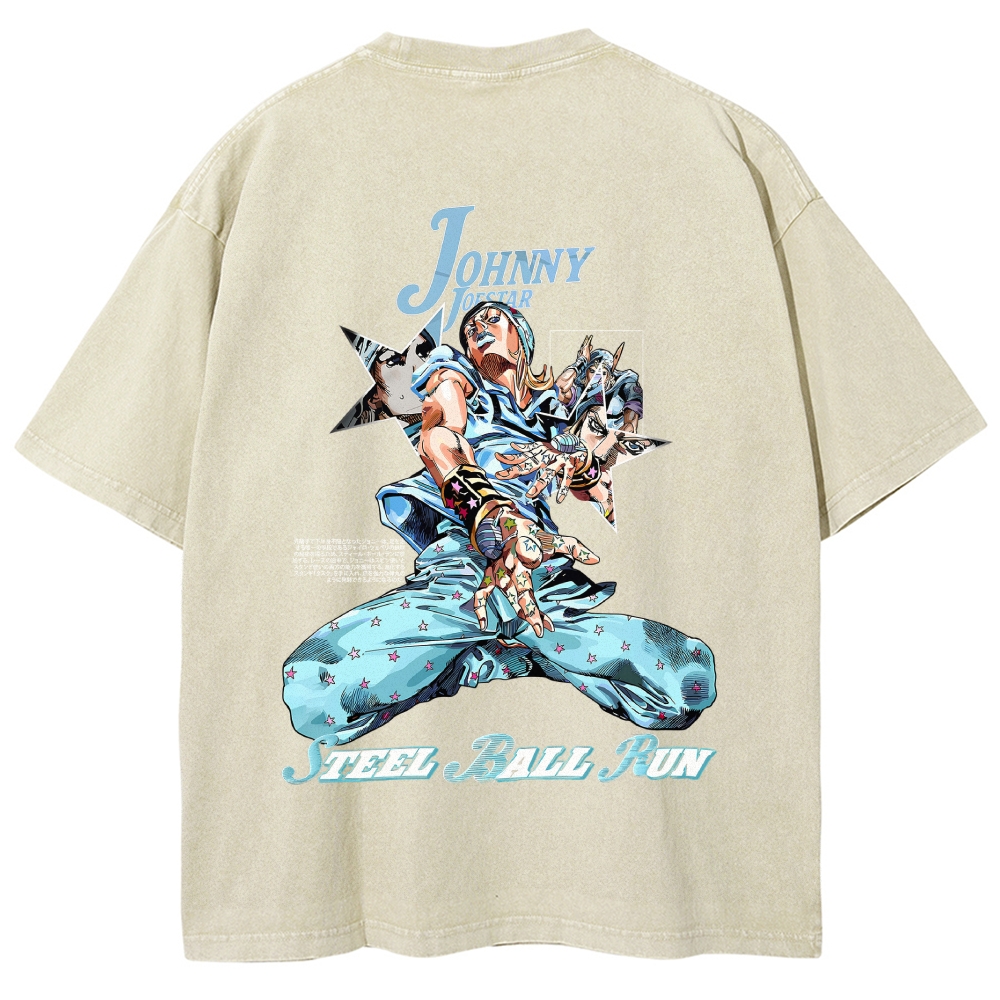 Jojo's Bizarre Adventure Washed T-shirt 2607006948
