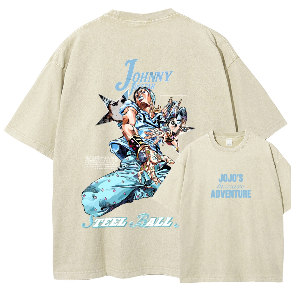 Jojo's Bizarre Adventure Washed T-shirt 2607006948