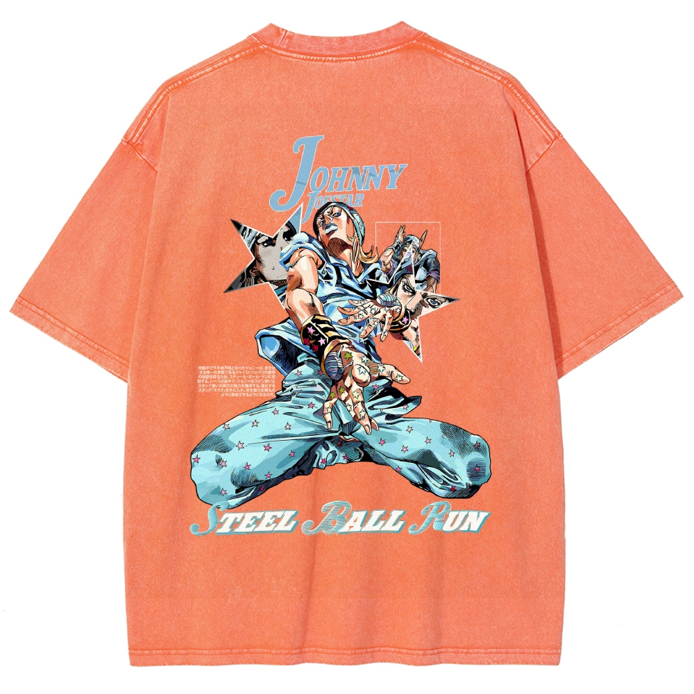 Jojo's Bizarre Adventure Washed T-shirt 2607006948
