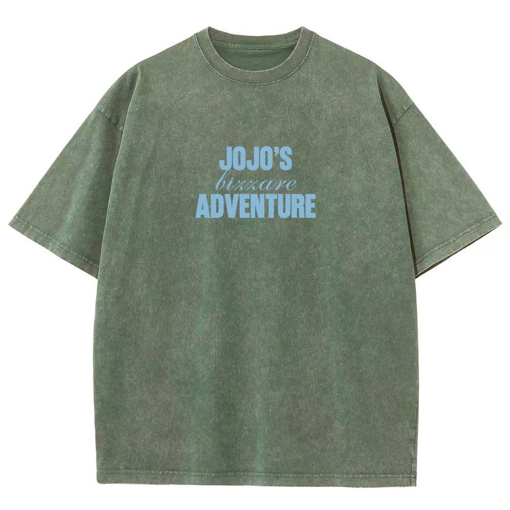 Jojo's Bizarre Adventure Washed T-shirt 2607006948