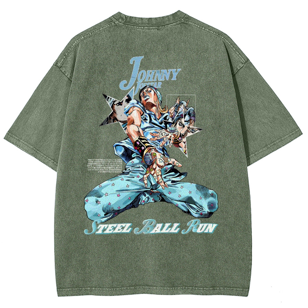 Jojo's Bizarre Adventure Washed T-shirt 2607006948