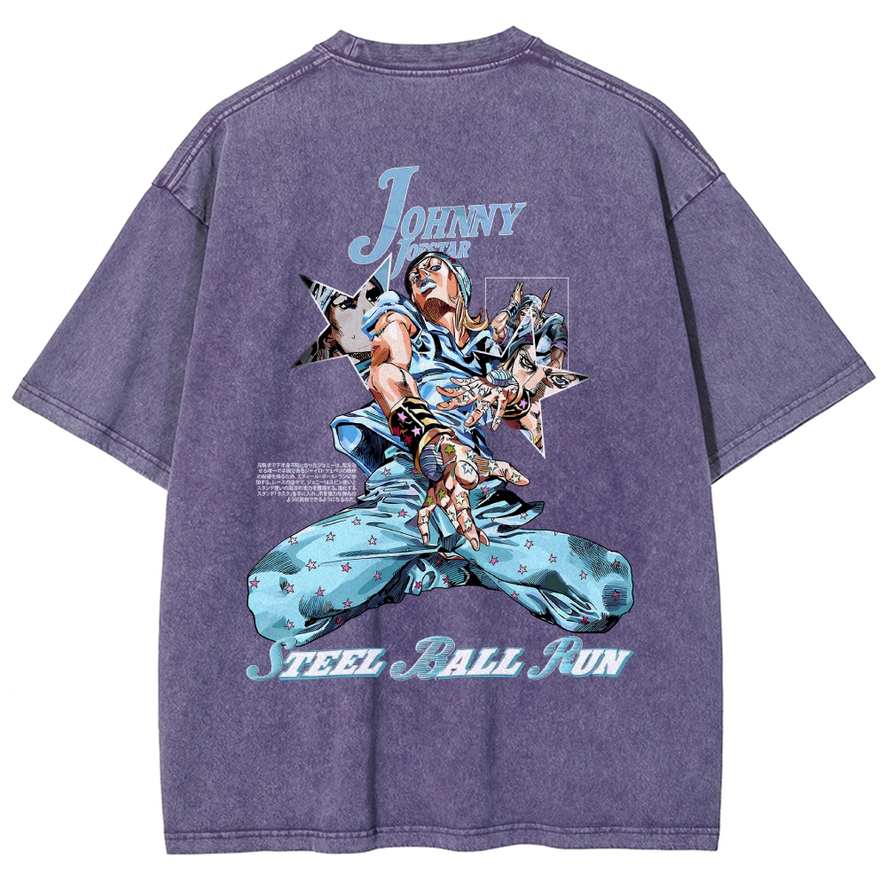Jojo's Bizarre Adventure Washed T-shirt 2607006948