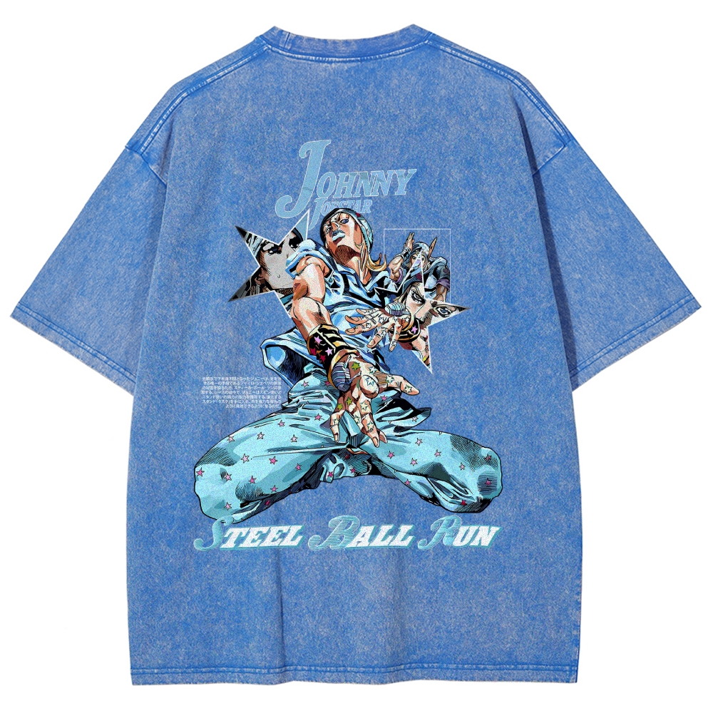 Jojo's Bizarre Adventure Washed T-shirt 2607006948
