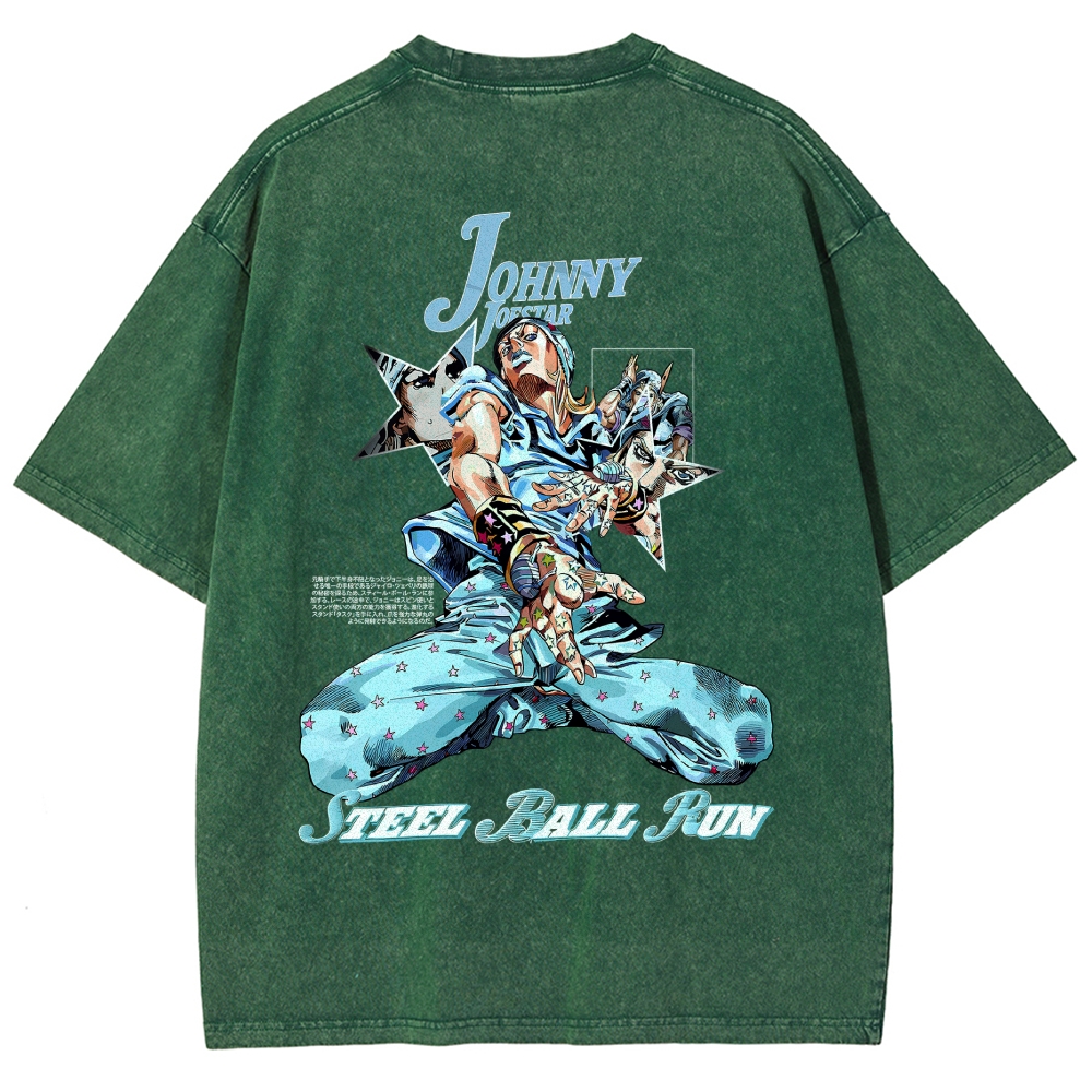 Jojo's Bizarre Adventure Washed T-shirt 2607006948