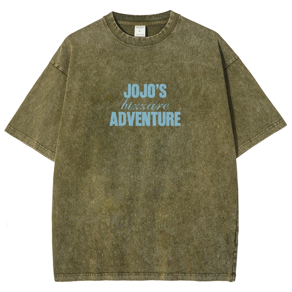 Jojo's Bizarre Adventure Washed T-shirt 2607006948