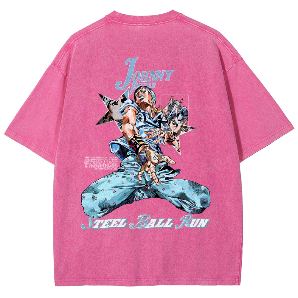 Jojo's Bizarre Adventure Washed T-shirt 2607006948
