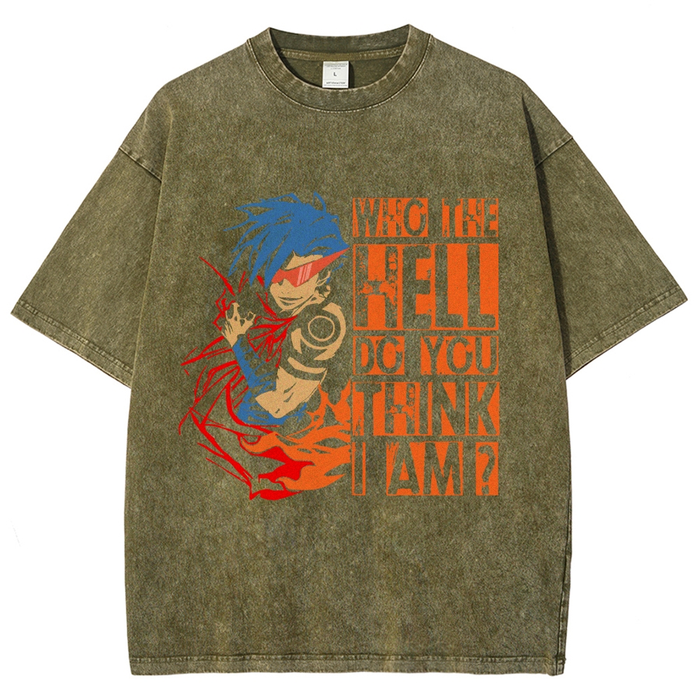 Tengen Toppa Washed T-shirt 2607007188