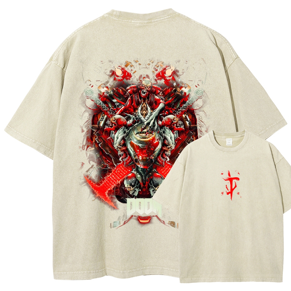 DOOM Washed T-shirt 2607008193