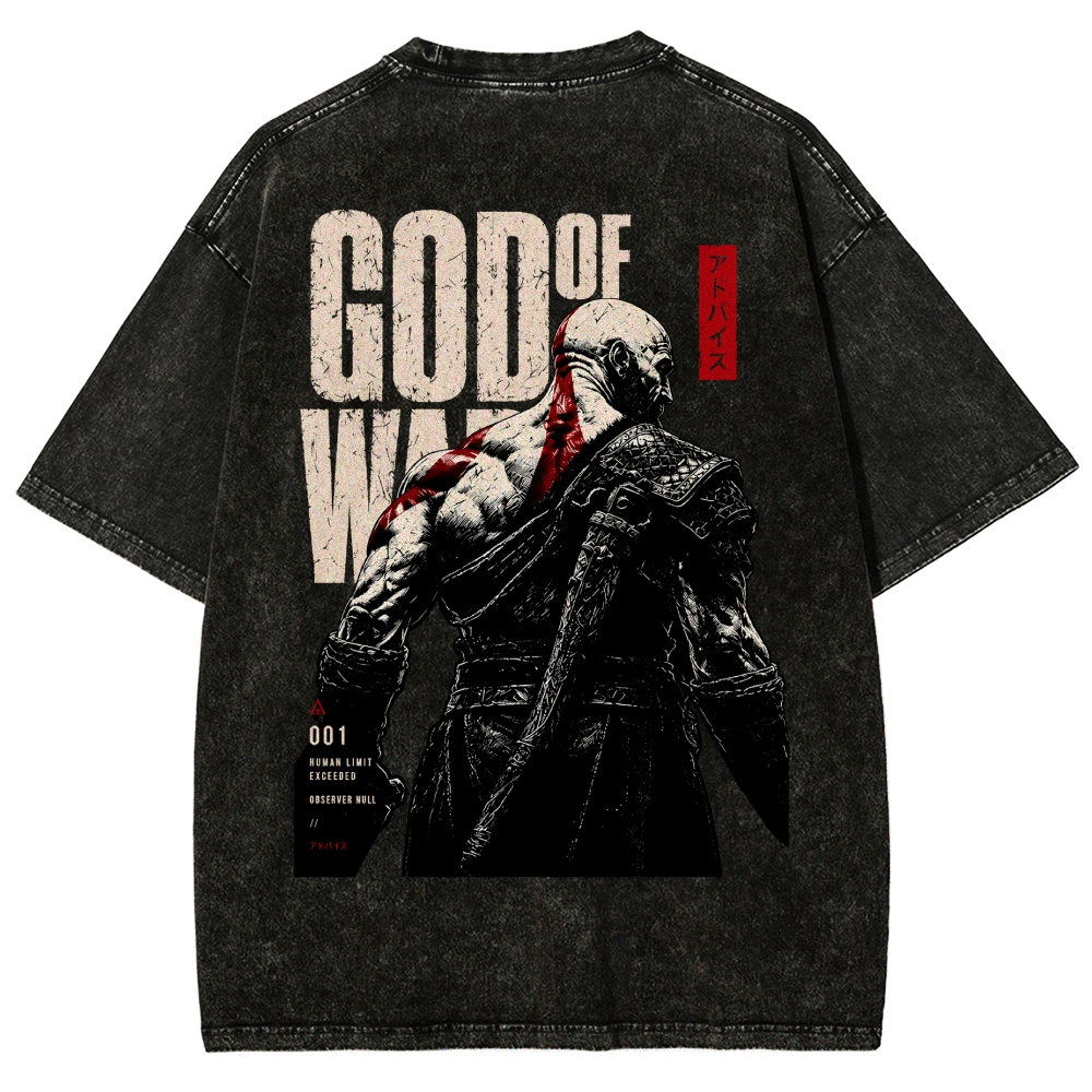 God of War Washed T-shirt 2607009784