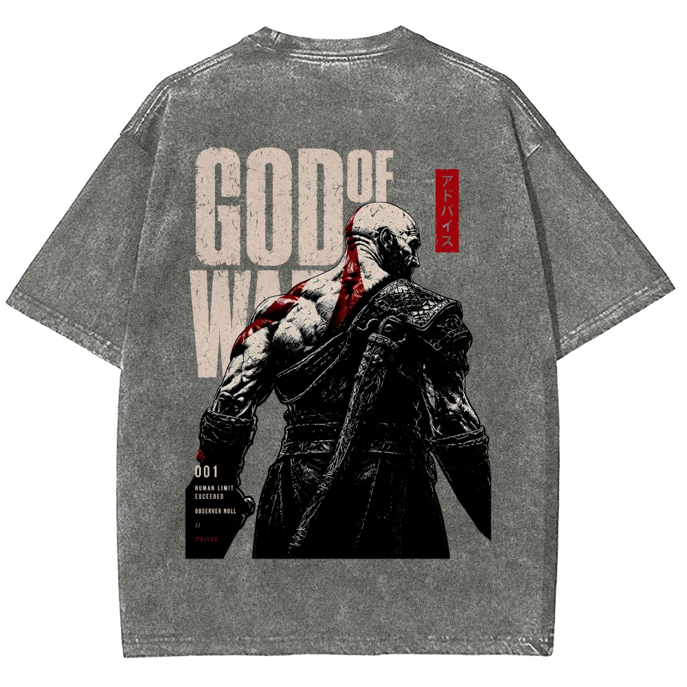 God of War Washed T-shirt 2607009784