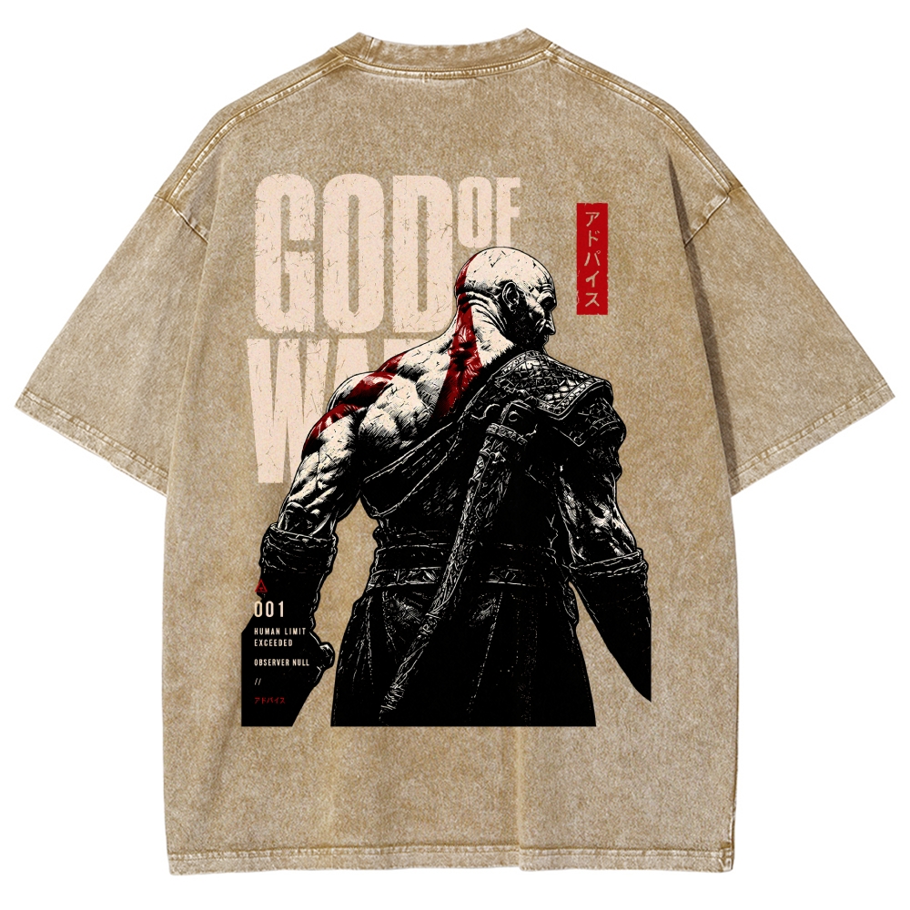 God of War Washed T-shirt 2607009784