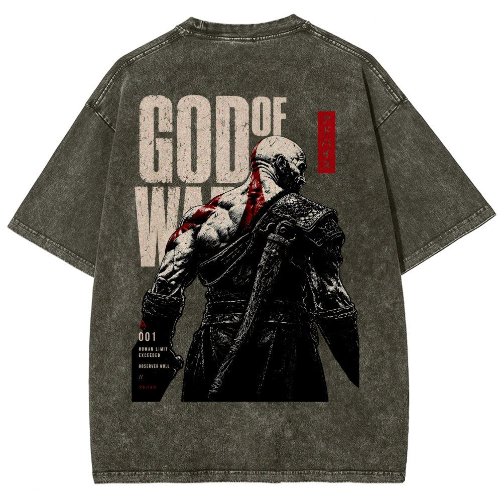 God of War Washed T-shirt 2607009784