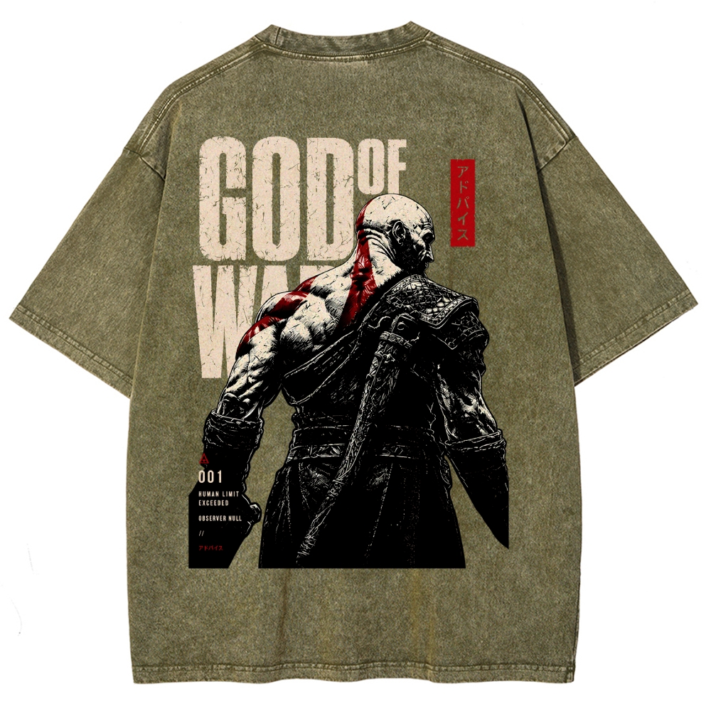 God of War Washed T-shirt 2607009784