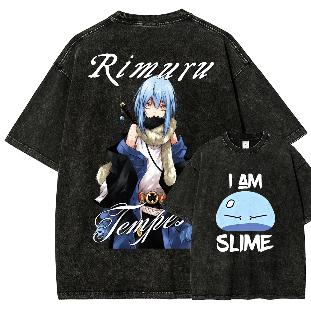 That Time I Got Reincarnated as a Slime Washed T-shirt 2607010718