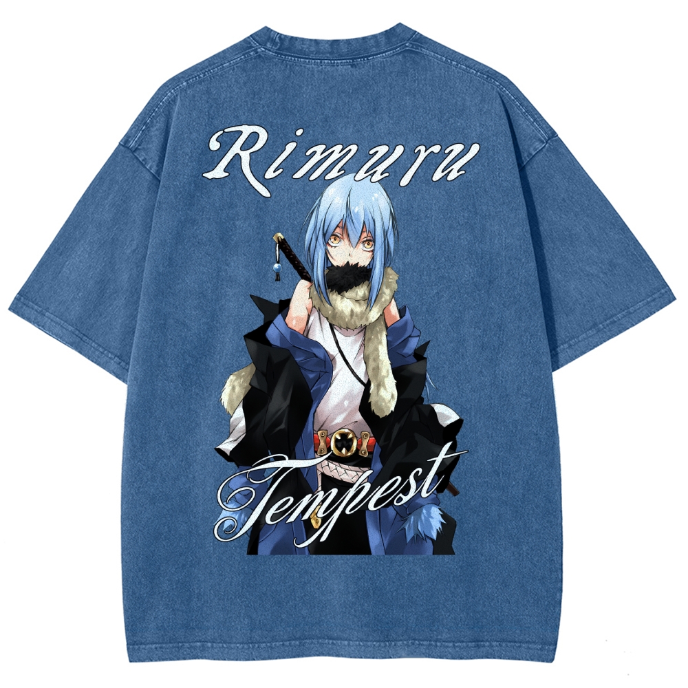 That Time I Got Reincarnated as a Slime Washed T-shirt 2607010718