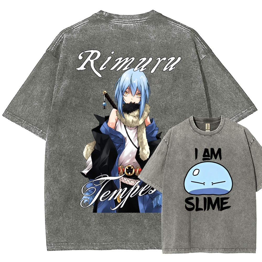 That Time I Got Reincarnated as a Slime Washed T-shirt 2607010718