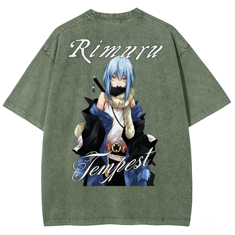 That Time I Got Reincarnated as a Slime Washed T-shirt 2607010718