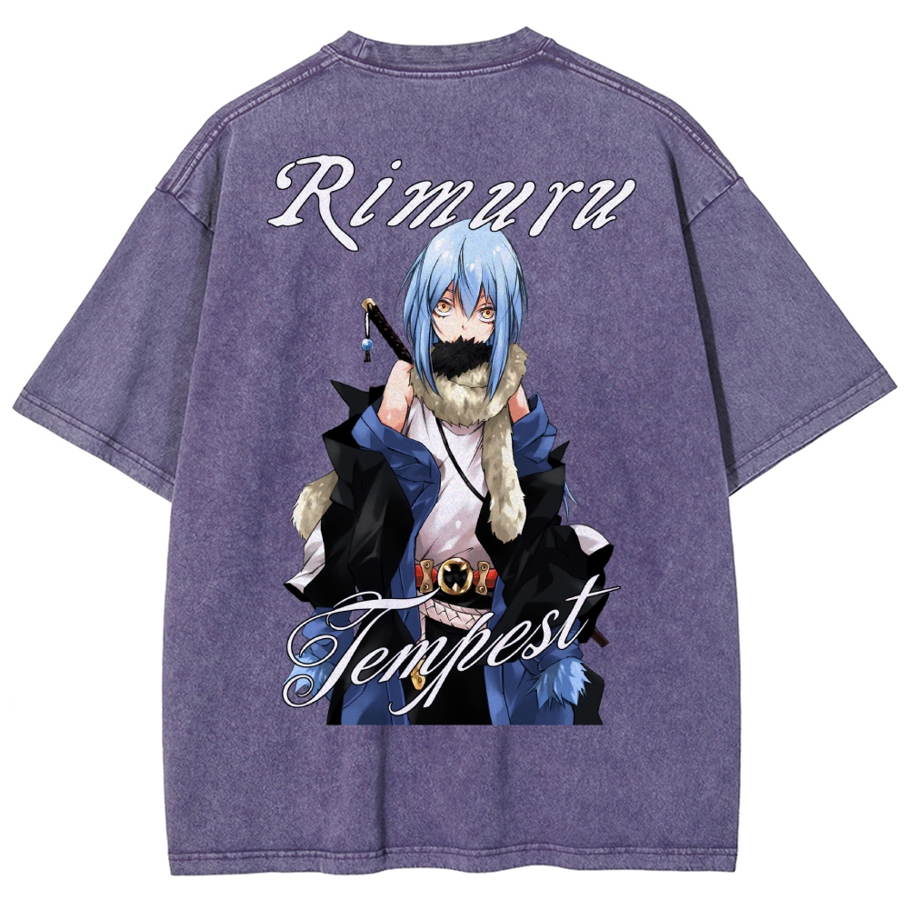 That Time I Got Reincarnated as a Slime Washed T-shirt 2607010718