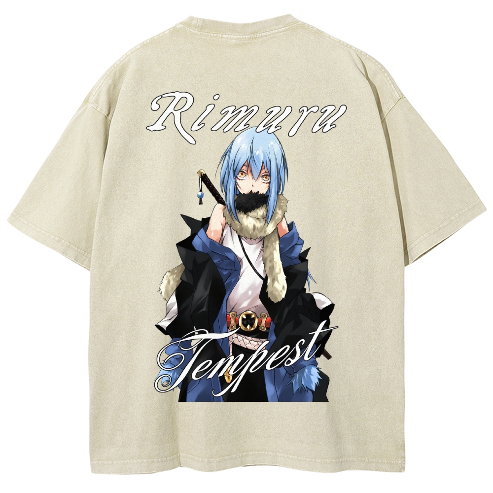 That Time I Got Reincarnated as a Slime Washed T-shirt 2607010718