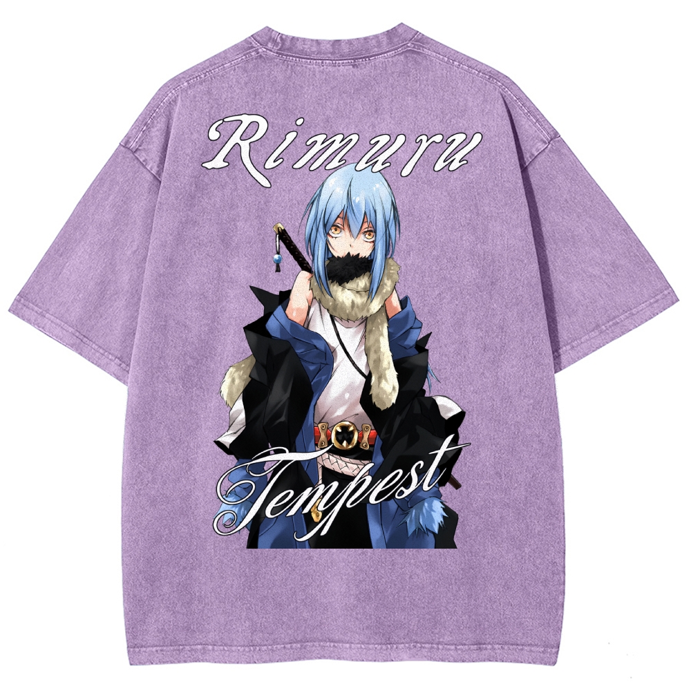 That Time I Got Reincarnated as a Slime Washed T-shirt 2607010718